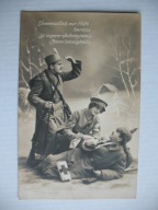 A-WĘGRY ŻOŁNIERZ c.k. ARMII SANITARIUSZKA CZERWONY KRZYŻ przedw. POCZTÓWKA