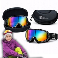 Gogle narciarskie narty snowboard motor quad hulajnoga męskie damskie UV400