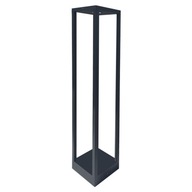 Słupek oświetleniowy prostokąt DPM zintegrowane źródło LED 60 cm czarny