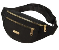 Nerka czarna damska biodrowa z miejscem na telefon