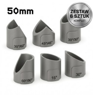 Szablony traserskie do rur [50]mm Komplet 6 szt