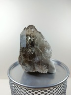 Kwarc dymny, Epidot, Stilbit - Strzegom, kryształ 106g