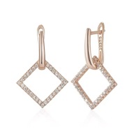 Kolczyki GF131 585RG Gold Franko - Pokryte 14 karatowym złotem próby 585