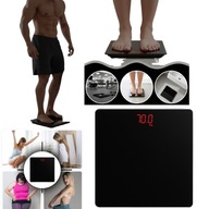 WAGA ŁAZIENKOWA ELEKTRONICZNA SZKLANA DOKŁADNA PRECYZYJNA CZARNA 150KG