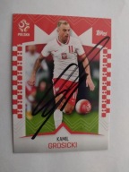 Karta topps autograf Polska Kamil Grosicki PZPN
