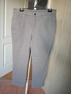 42 44 spodnie dżins szare ze średnim stan proste