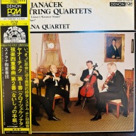 Leos Janacek Smetana Quartet Two String Quartests EX+/EX Japan Obi LP 1976
