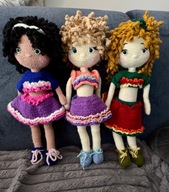 Duża piękna lalka w uroczym stroju - handmade