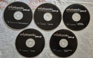 Encyklopedia PWN - seria multimedialna z roku 2001 ( 5 płyt nr 2,5,6,7,11)