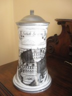 Kufel do piwa porcelanowy