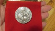 STARY NUMIZMAT,MEDAL JAN PAWEŁ II i KARDYNAŁ WYSZYŃSKI