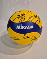 #921 - 09 PIŁKA Z AUTOGRAFAMI REPREZENTACJI POLSKI SIATKARZY 2025