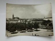 ŁÓDŹ - panorama starego miasta - pocztówka z 1964