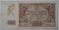 Banknot Generalna Gubernia 10 zł 1940 rok SERIA: L