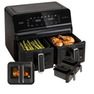 FRYTKOWNICA DWUKOMOROWA TEESA AIR FRYER DUAL POT XXL 8L 2700W