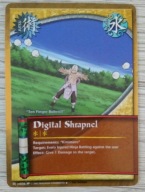 Karta Naruto CCG Jutsu Digital Shrapnel - J-us036