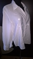 Bluzka biała damska, elegancka koszula -duży rozmiar 48/4XL/20