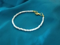 Bransoletka z kwarcu księżycowego 17,5 cm