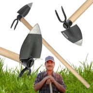 MOTYKA OGRODOWA DO CHWASTÓW ROŚLIN ZIEMNIAKÓW KUTA DWUSTRONNA KOPACZKA