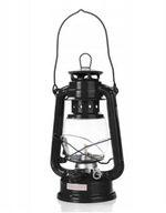 LAMPA NAFTOWA CZARNA 24 cm – klasyczne oświetlenie ogrodu, tarasu i działki