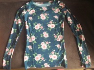 Bluzka granatowa z różami (xs) Butik