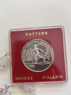 1000zł - XV Zimowe Igrzyska Olimpijskie 1988 /próba/ - 1987