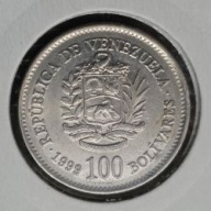WENEZUELA [1535]*100 boliwarów 1999 Herb, Simón Bolívar, 100 BOLÍVARES