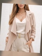 Lekka kurtka, marynarka koszulowa z wiskozy roz. 40/42