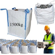 1500KG MOCNY WYTRZYMAŁY WOREK BIG BAG OGRODOWY NA DRZWO LIŚCIE GRUZ ODPADY