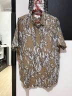 H Koszula hawajska Autograph artystyczne szkice liście palm L