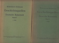 Deutschlands Geschichtsquellen im Mittelalte I/3-4 ; jak nowa