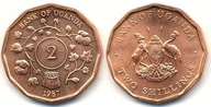 Uganda 2 Shillings - 1987r ... Monety