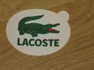 LACOSTE naklejka z PRL