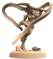 Embrace of Simoon Pustynna Wojowniczka z Batem Pinup F RPG Druk 3D NSFW