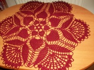 SERWETKA serwetki efektowne cacko HAND MADE śr67