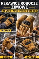 Rękawice ochronne robocze ciepłe do pracy