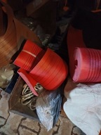 Sprzedam taśmę poliestrową Czerwona 150mm 22,5T