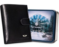 PETERSON modny portfel męski skórzany na prezent ochrona przed kradzieżą