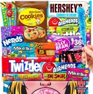 JUMBO USA ORIGINAL BOX – 21 SZTUK AMERYKAŃSKICH SŁODYCZY Z USA HITÓW!