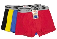 Bokserki Chłopięce UOMO Bawełniane 12-14 Lat zestaw 4 PAK
