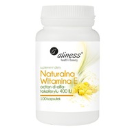 Suplement diety Aliness Naturalna witamina E kapsułki 100 szt.