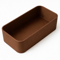 Organizer do szuflady szafki na klucze długopisy druk 3D 16 x 8 cm Brązowy