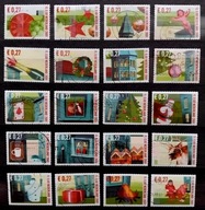 Znaczki Pocztowe Boże Narodzenie Holandia Kolekcja z Roku 2001