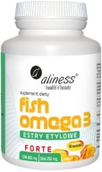 Aliness Fish Omega 3 forte estry etylowe 500/250 mg prawidłowe widzenie DHA