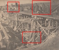 105P ŻOŁNIERZE BUDOWA MOSTU KOLEJOWEGO KAZIMIERZ MITERA WP II RP POLSKA