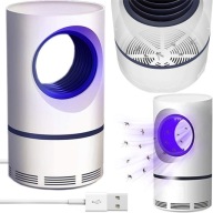 Lampa owadobójcza UV pułapka na komary muchy ćmy USB ultradźwiękowa