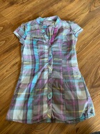 koszula na krótki rękaw paski XS S paski damska