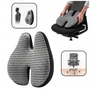 PODUSZKA ORTOPEDYCZNA LĘDŹWIOWA PIANKA MEMORY POD PLECY DO AUTA KRZESŁA