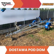 Przyczepa samochodowa przewóz łodzi Neptun N7-17 mała tania DOSTAWA