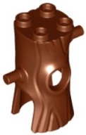 LEGO Kostium Drzewo Pień Pniak Brązowy 35827 62071420 1szt Nowa